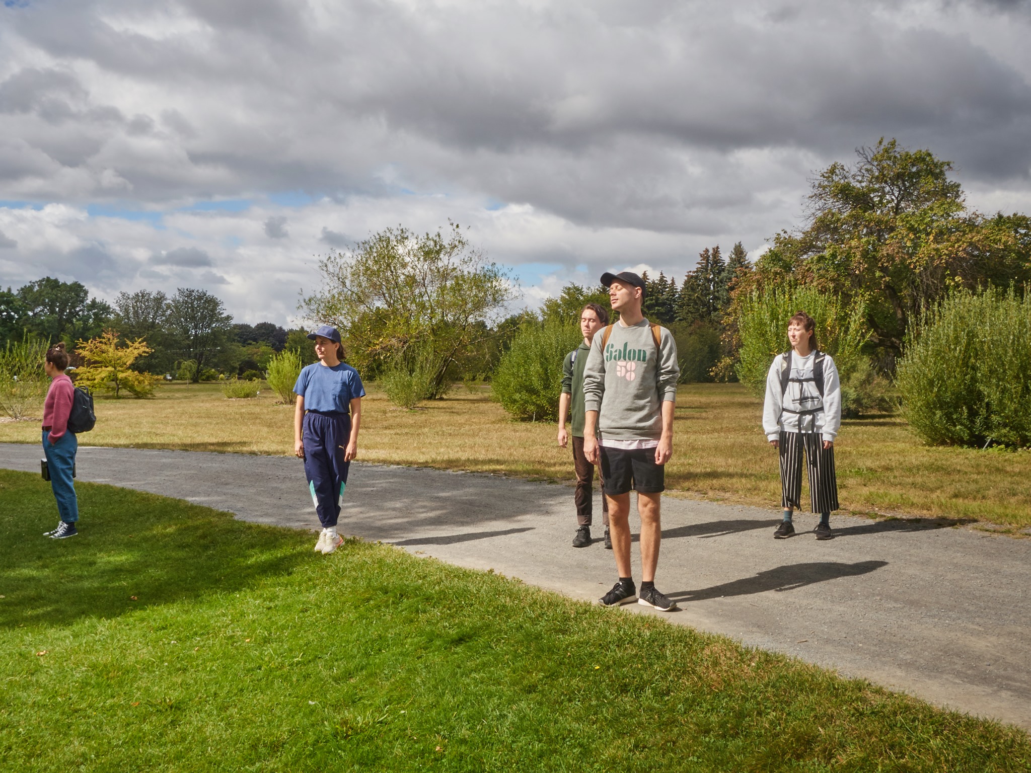 déplacements-sonores-ep2-2 Liane Thériault, Philippe Dépelteau, Marie Béland, Anne Thériault, Olivier Rousseau au Jardin Botanique